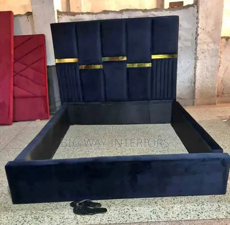 5x6 Fabric Bed Black