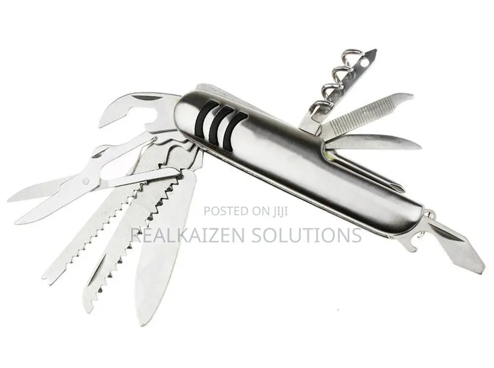 12 In 1 Stainless Steel Multifunctional Swiss Knife Tool