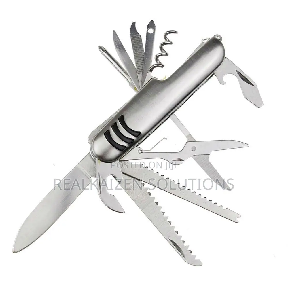 12 In 1 Stainless Steel Multifunctional Swiss Knife Tool