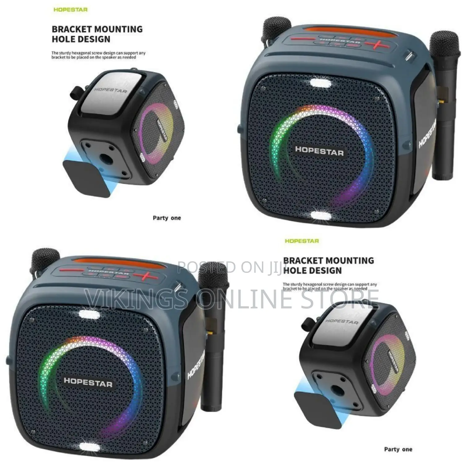 Hopestar Party One 80W RGB Bluetooth Speaker