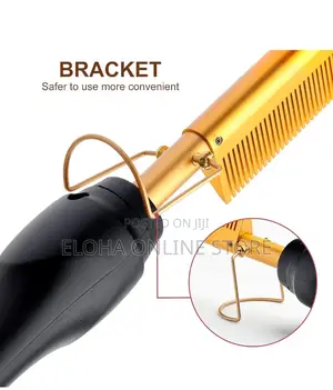 Portable Electric Hot Comb Hair Straightener