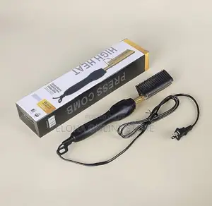 Portable Electric Hot Comb Hair Straightener