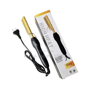 Portable Electric Hot Comb Hair Straightener