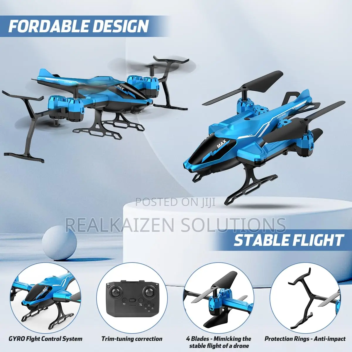 Remote Control Rechargeable Helicopter Children Drone