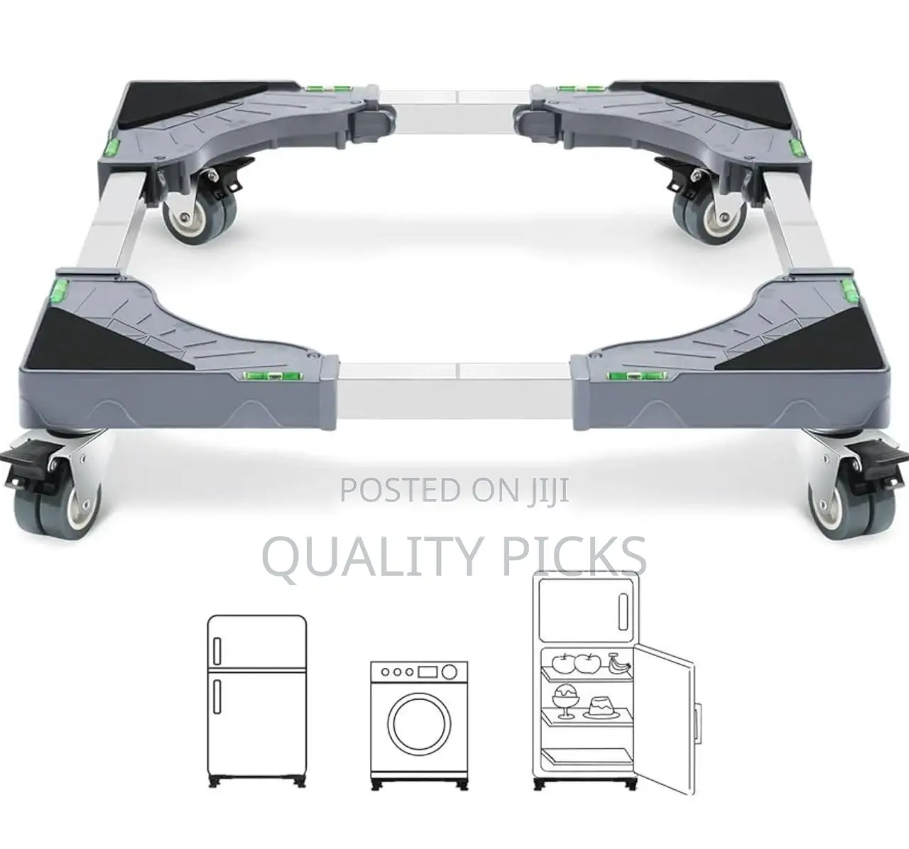 Adjustable Fridge, Washing Machine Base Stand