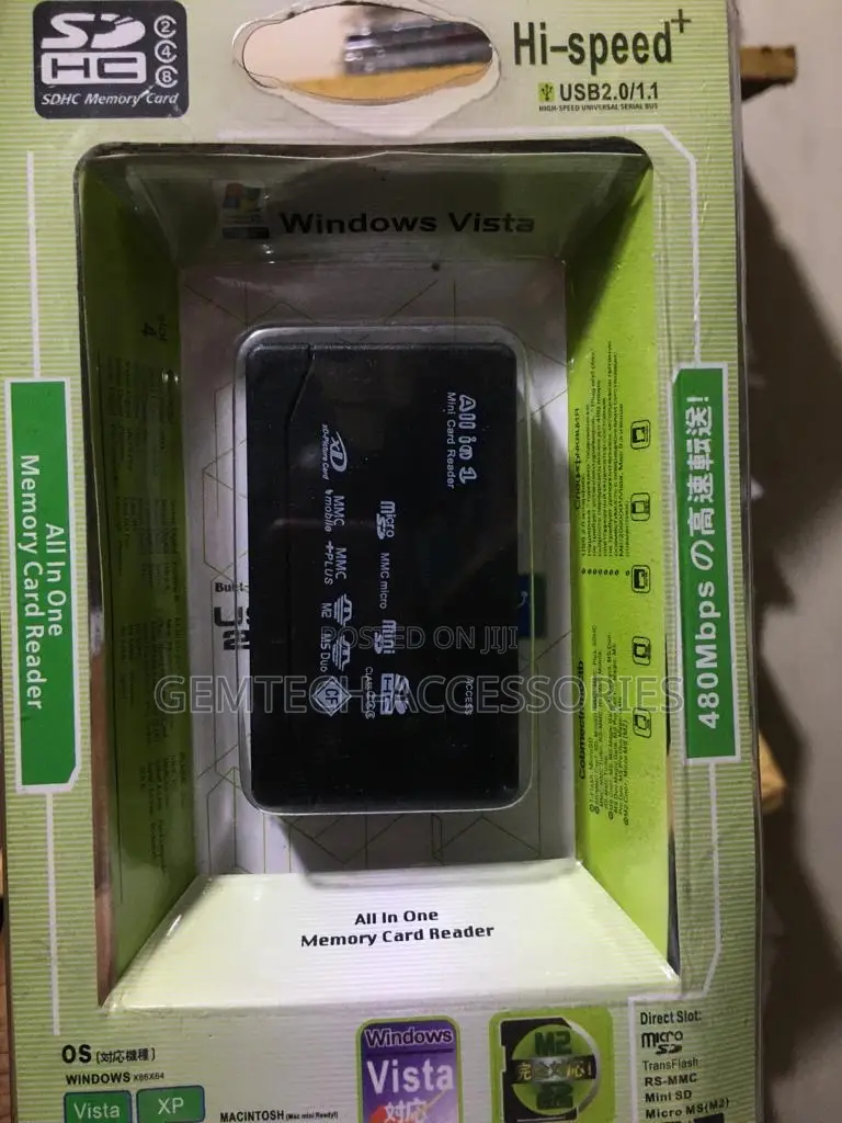 All in One 2.0 Memory Card Reader