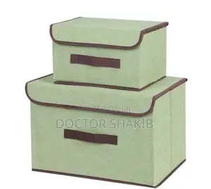 Multipurpose Fabric Clothe Storage Bins With Lids