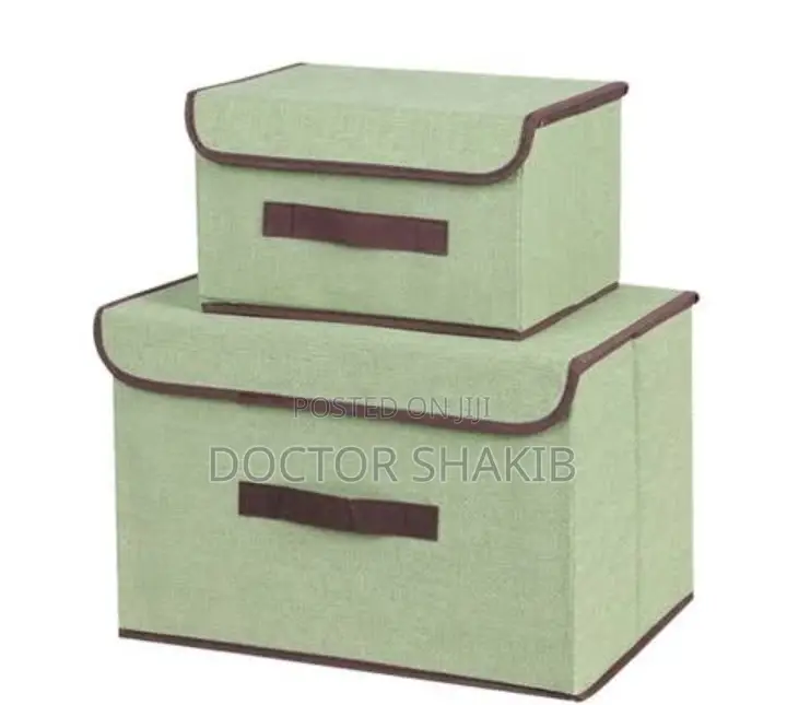 Multipurpose Fabric Clothe Storage Bins With Lids
