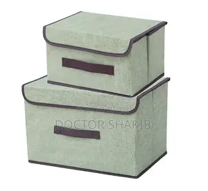 Multipurpose Fabric Clothe Storage Bins With Lids