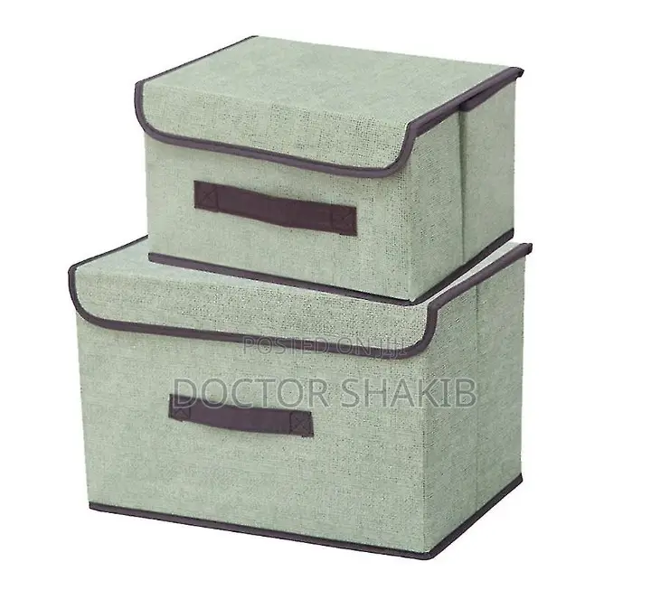 Multipurpose Fabric Clothe Storage Bins With Lids