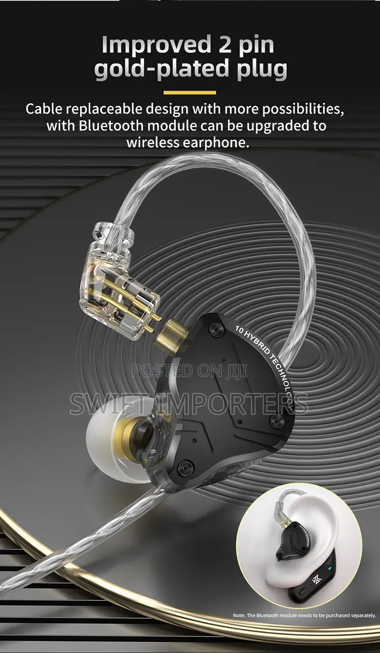 In Ear Stage Monitor KZ ZS10 Pro X 10 Drivers Iems Inears