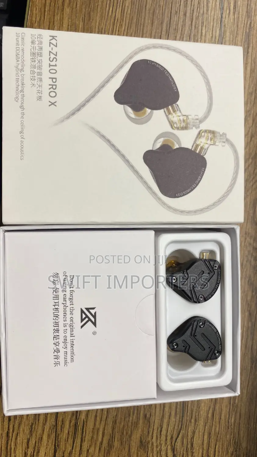 In Ear Stage Monitor KZ ZS10 Pro X 10 Drivers Iems Inears