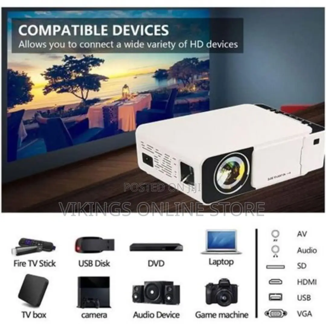 Wifi Projector Cinema Smartphone Home Theater Projector