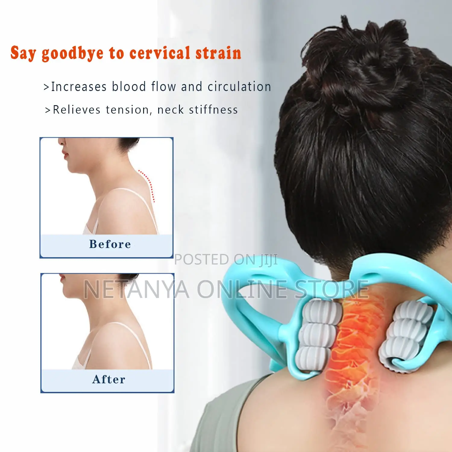 Handheld Multipurpose Neck Massager