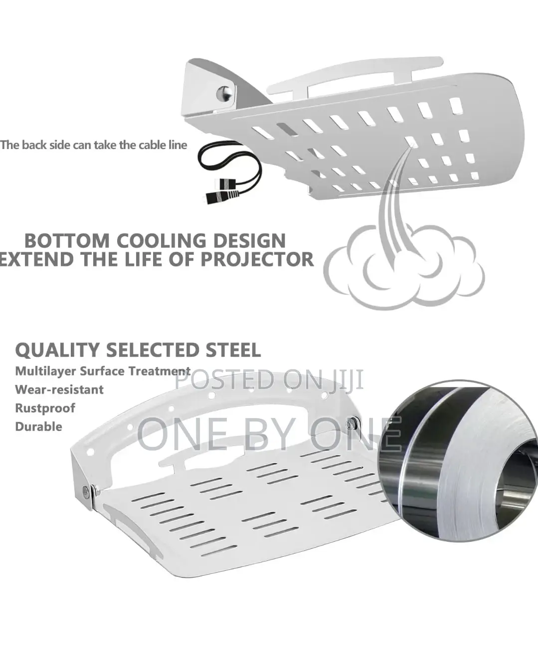 Wall Mount Shelf for Projector, Router, DVD Player