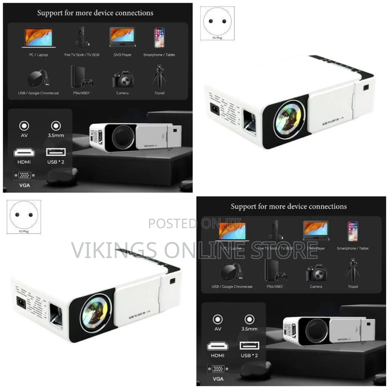 T5 Borrego Built-in Youtube APP Mobile Video Projector -