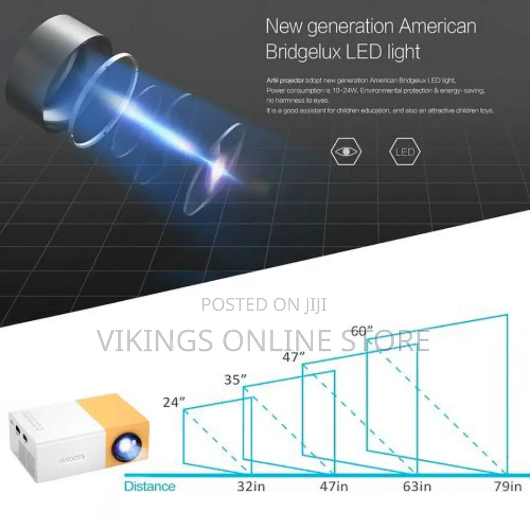YG300 Mini Projector Audio YG-300 HD USB Mini Projector