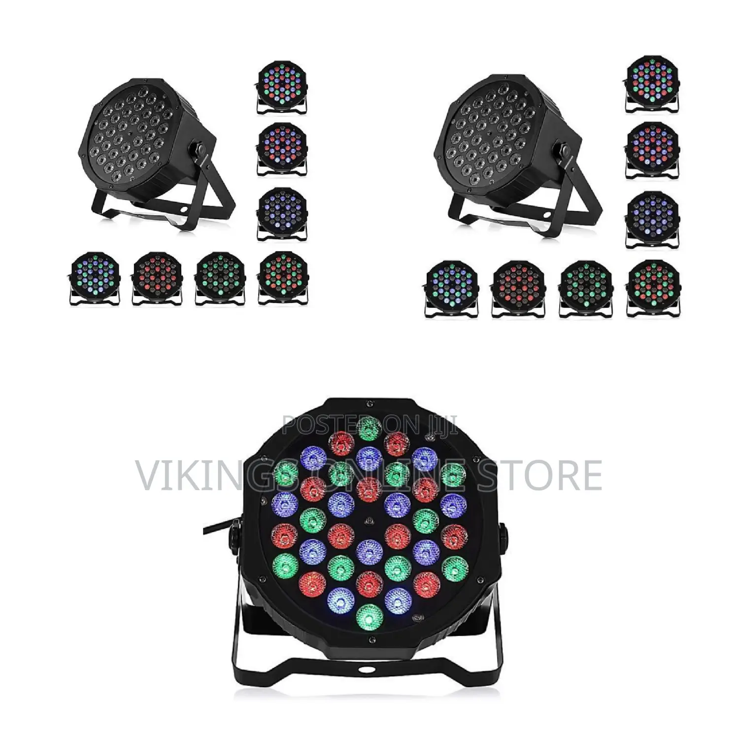 RGB LED Stage Light Par DMX-512 Party DJ Light