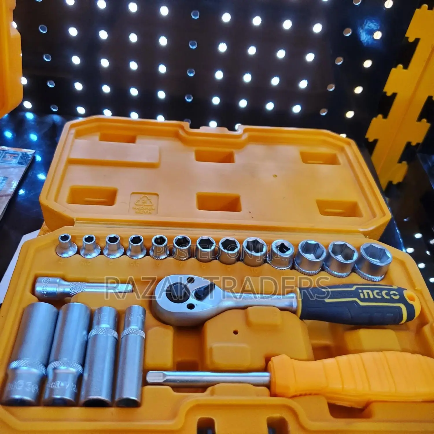 Ingco Industrial Game Dice 1/4" 20 PCS Socket Set