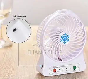 Silent Usb Rechargeable Portable Fan