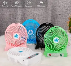 Silent Usb Rechargeable Portable Fan