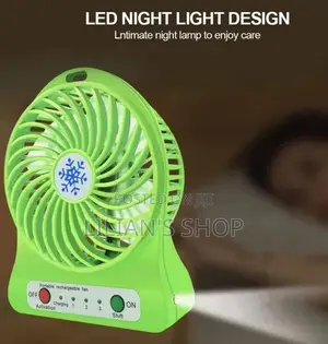 Silent Usb Rechargeable Portable Fan