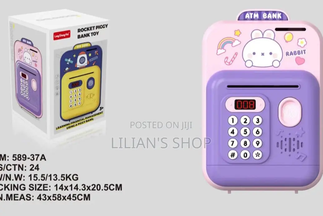 Kids Atm Saving Box/ Piggy Bank
