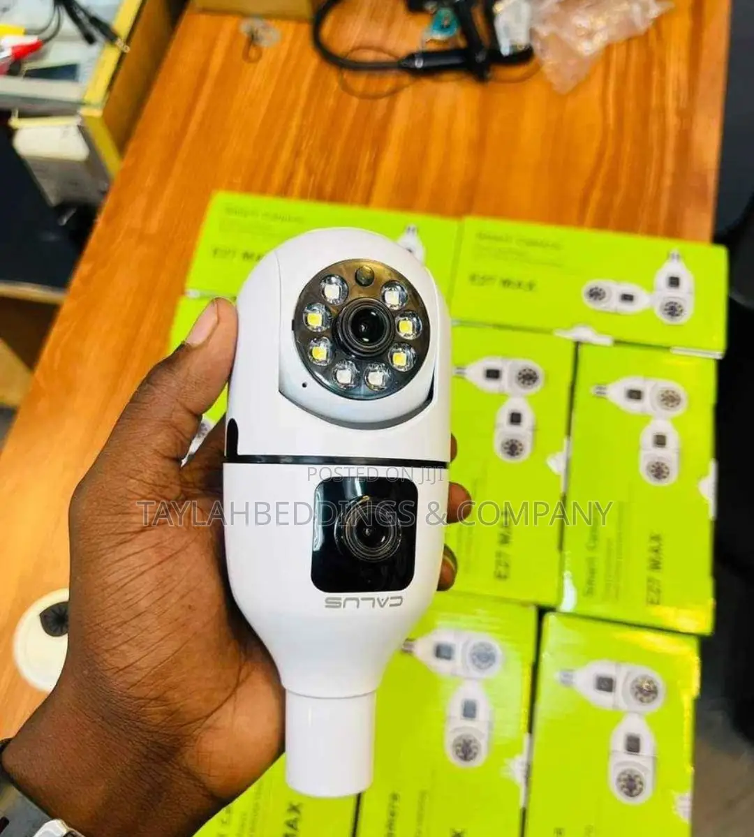 Lamp Camera Dual Lens Indoor 4mp CCTV Ip Wifi Beveiliging