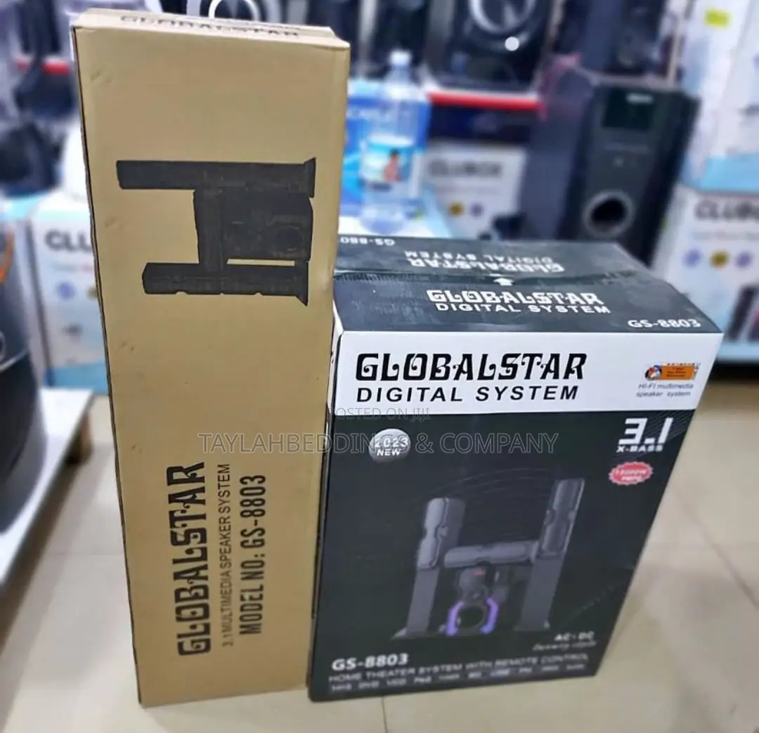 Global Star GS-8803 Home Theater Speaker System 3.1- Black