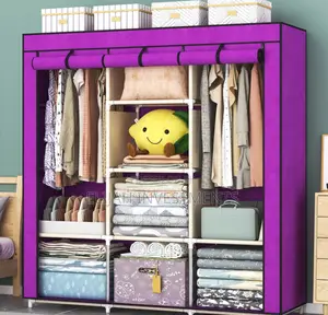 3 Column Wardrobe With Woden Frame