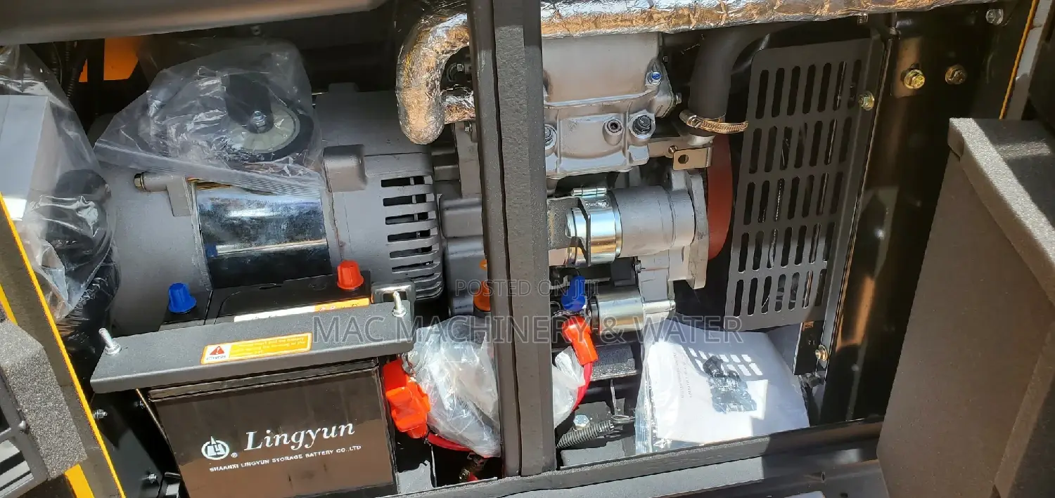 Diesel Silent Generator 15kva Water Cooled Standby 2piston