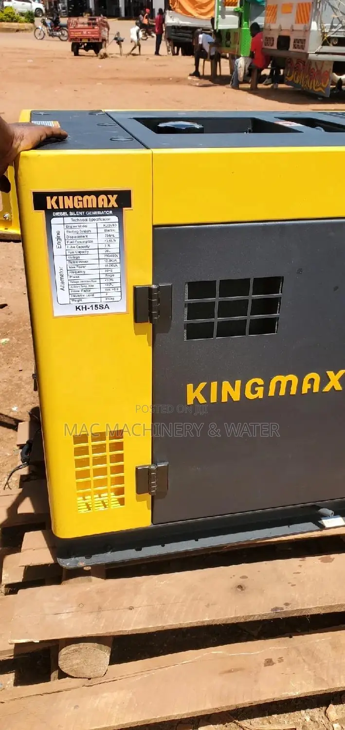 Diesel Silent Generator 15kva Water Cooled Standby 2piston