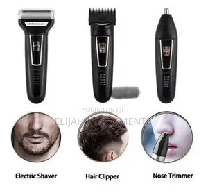 3in1 Rechargeable Geemy Shaver and Trimmer