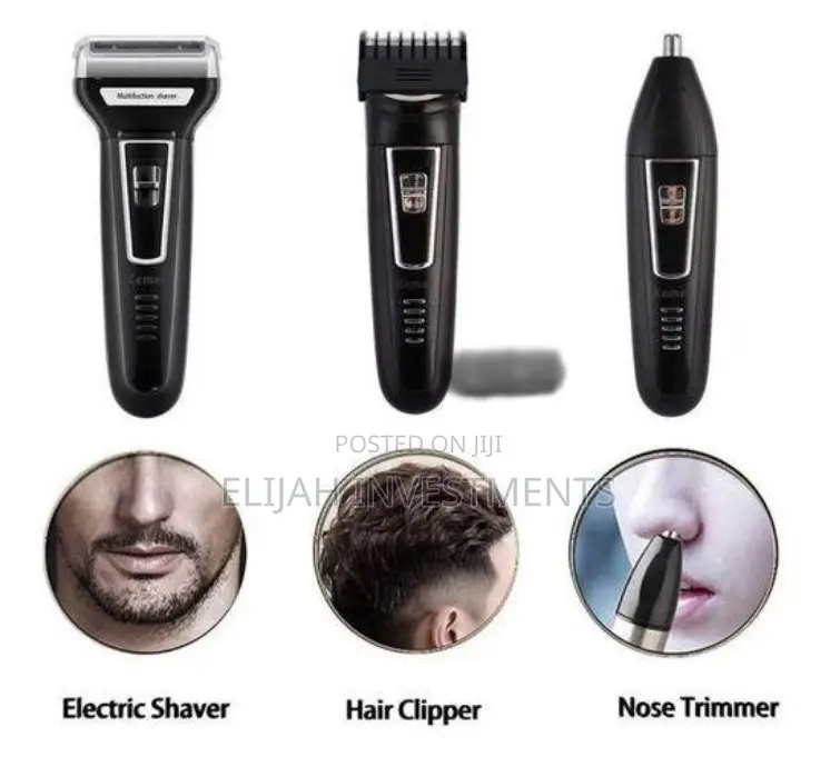 3in1 Rechargeable Geemy Shaver and Trimmer
