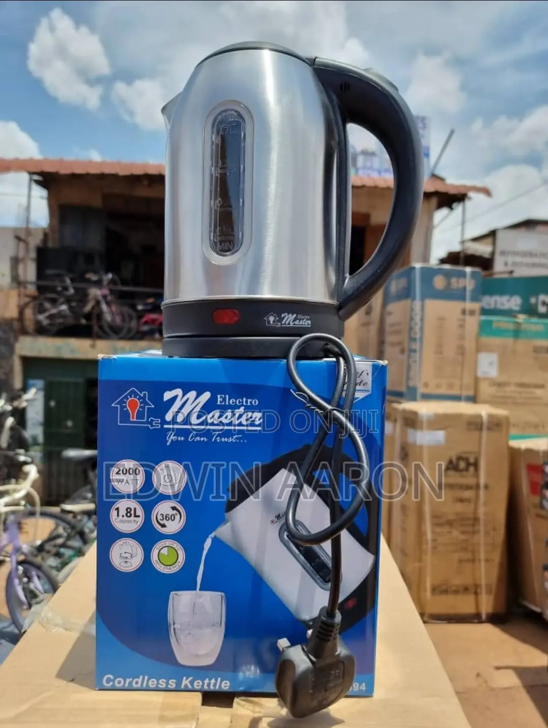 Electro Master Electric Kettle 1.8L