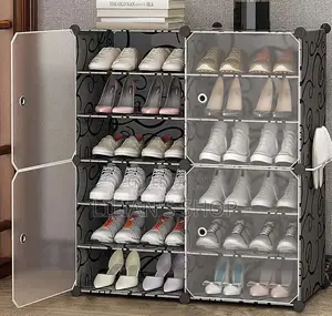 Plastic Shoe Rack With 2 Colomn