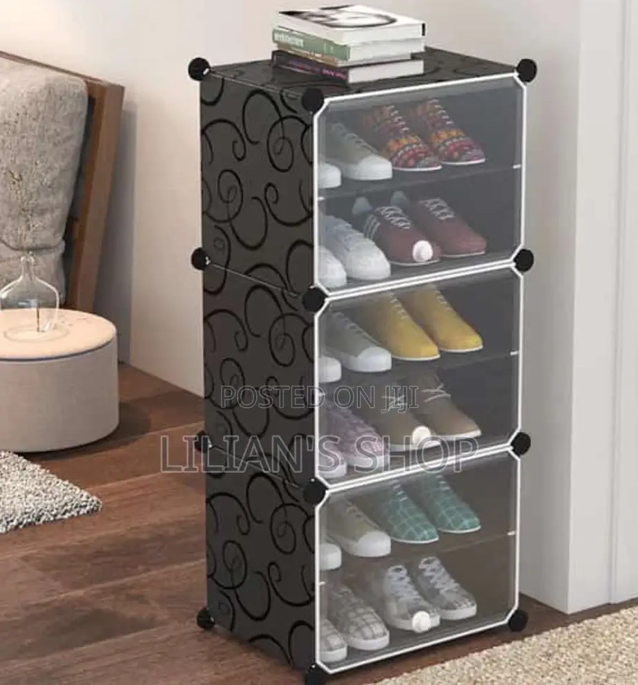 Plastic Shoe Rack With 1 Colomn