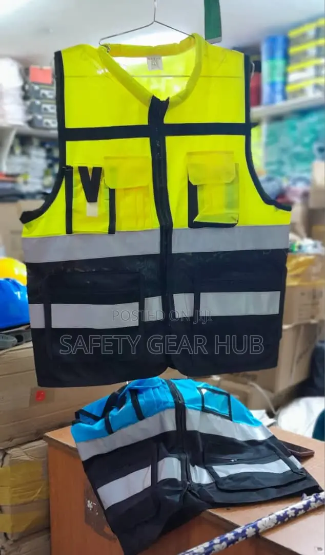 Heavy Reflector Jackets With Collar