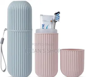 Travel Toothbrush Toothpaste Holder Cup