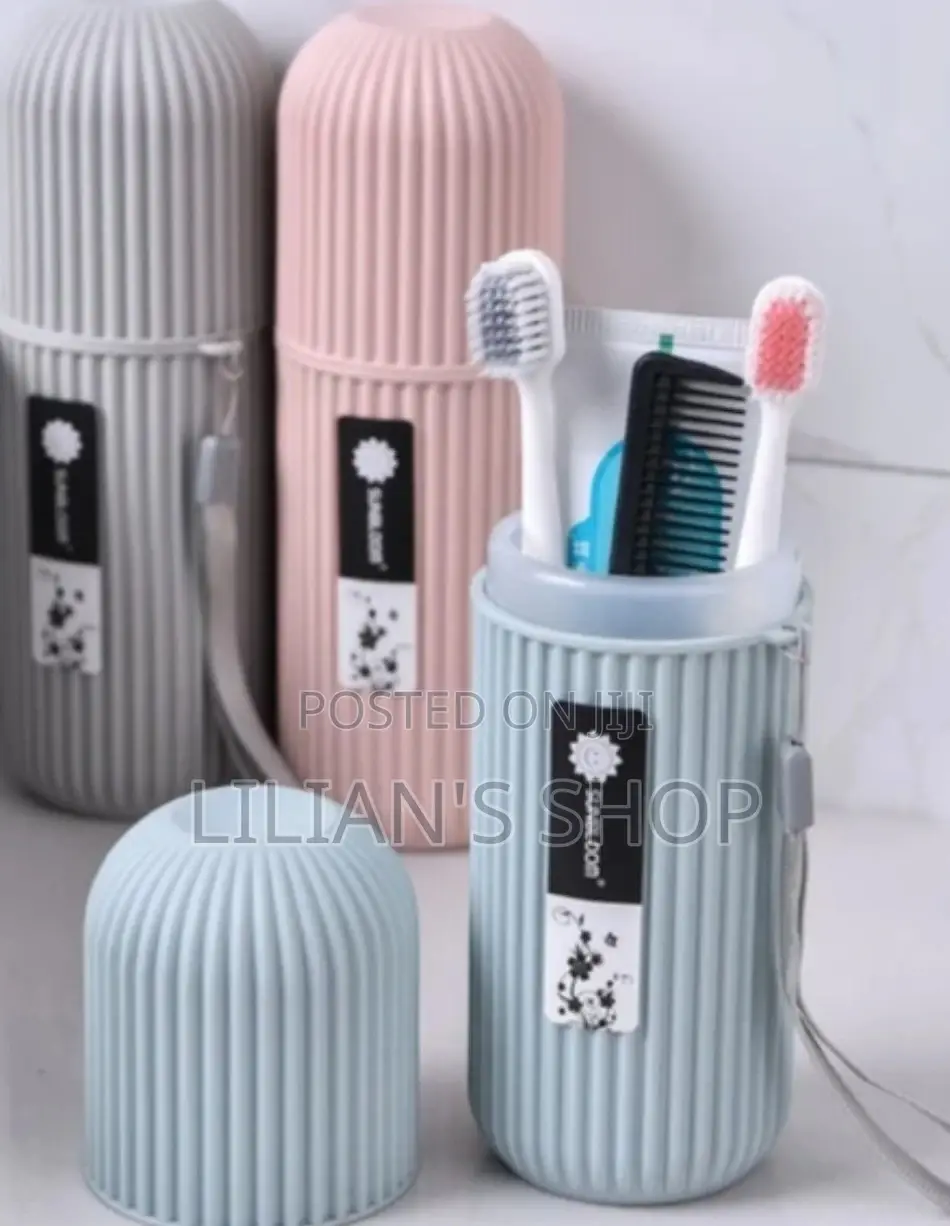 Travel Toothbrush Toothpaste Holder Cup