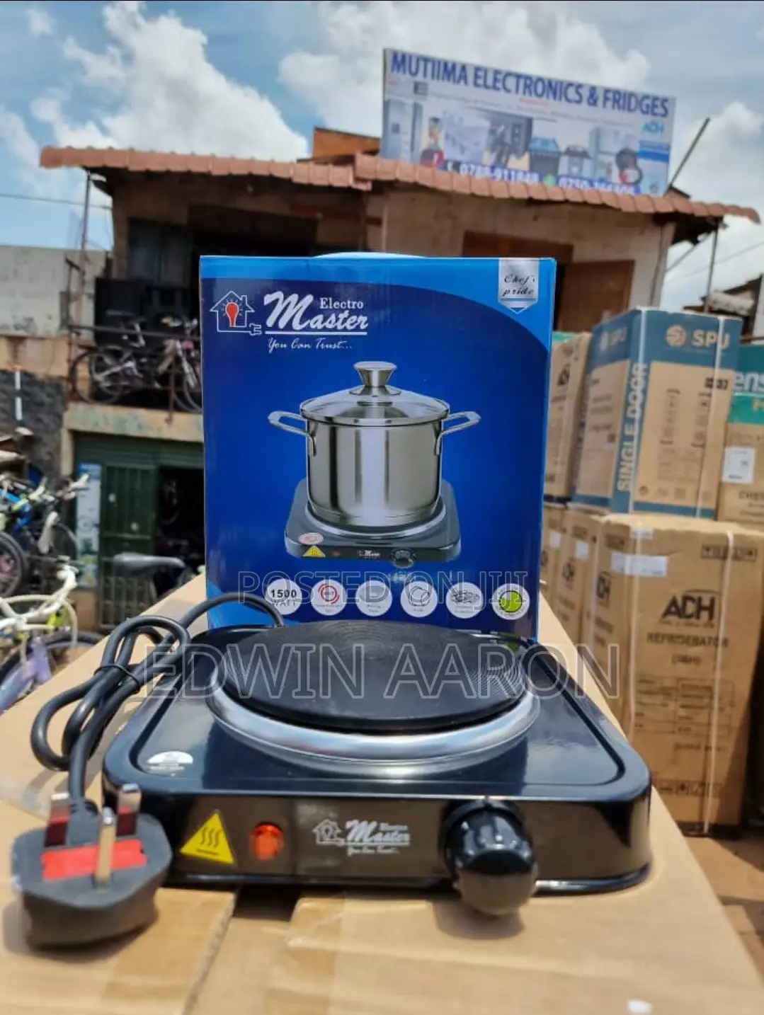 Electro Master Electric Single Hotplate