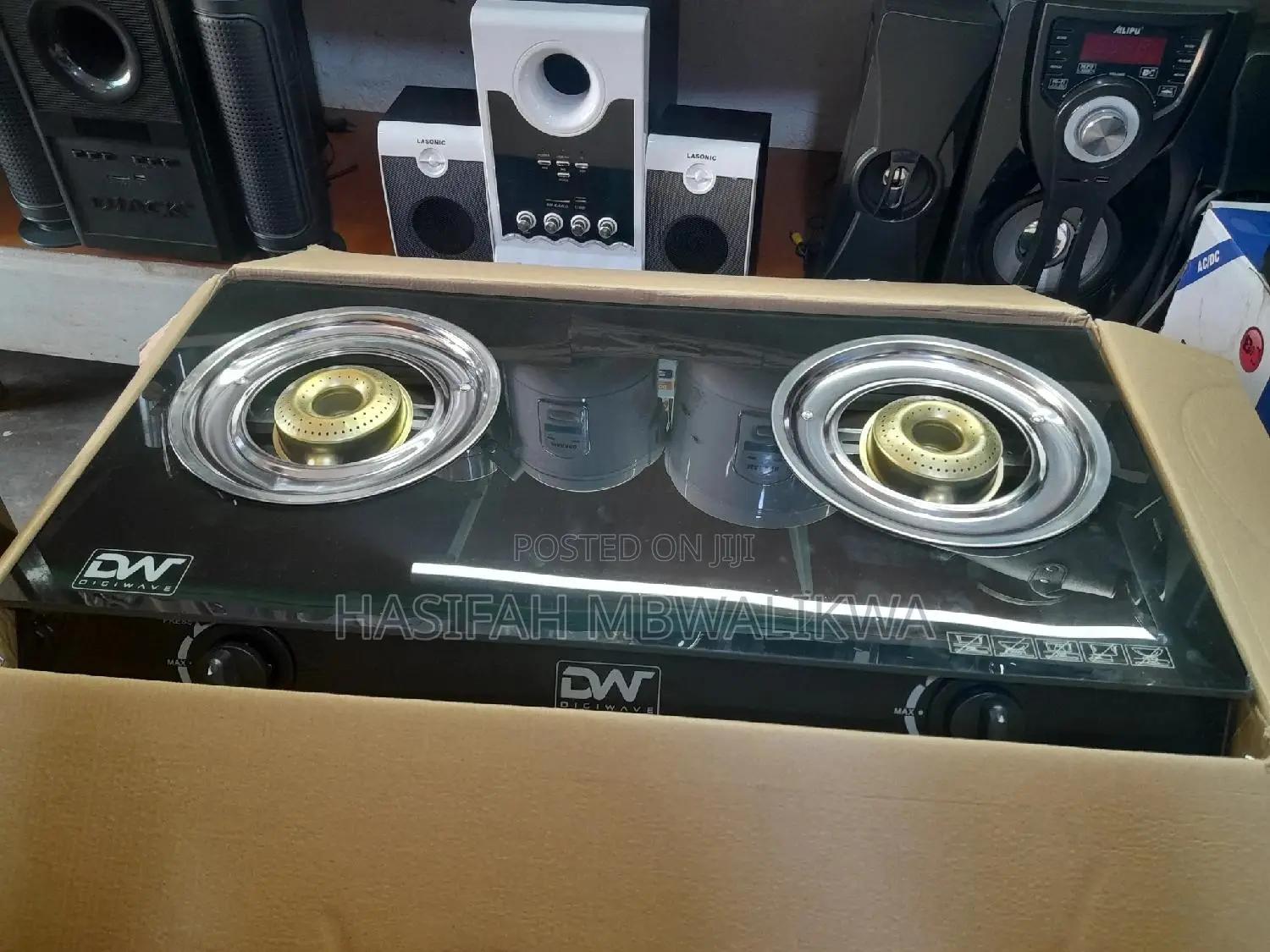 Digiwave Glass Gas Stove 2 Burners
