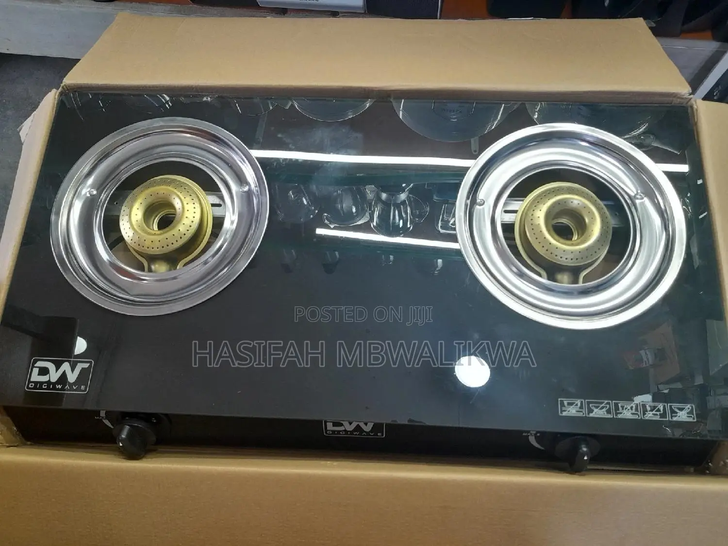 Digiwave Glass Gas Stove 2 Burners