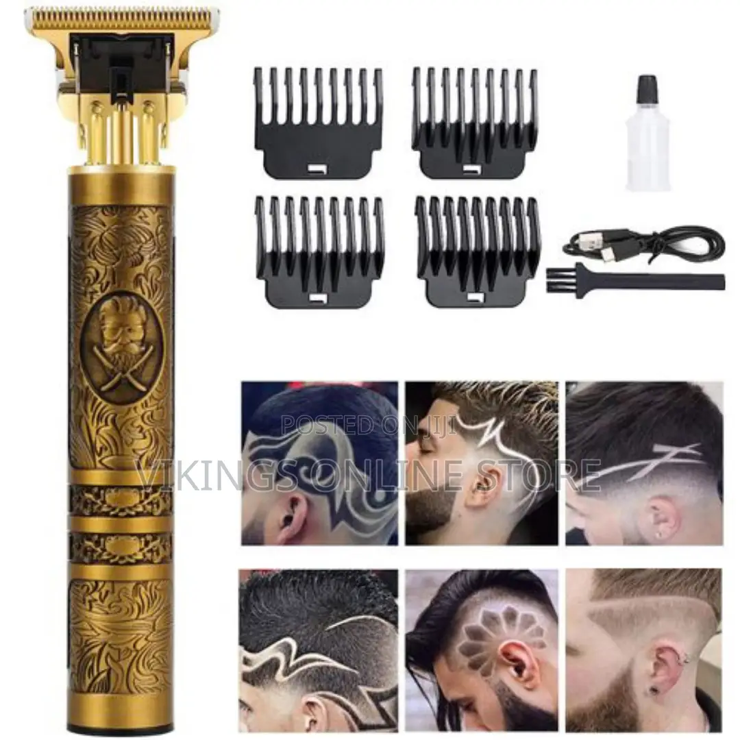 Metal Vintage Cordless Rechargeable Hair Clipper