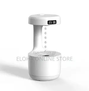 Anti Gravity Creative Air Humidifier With Led Time Display