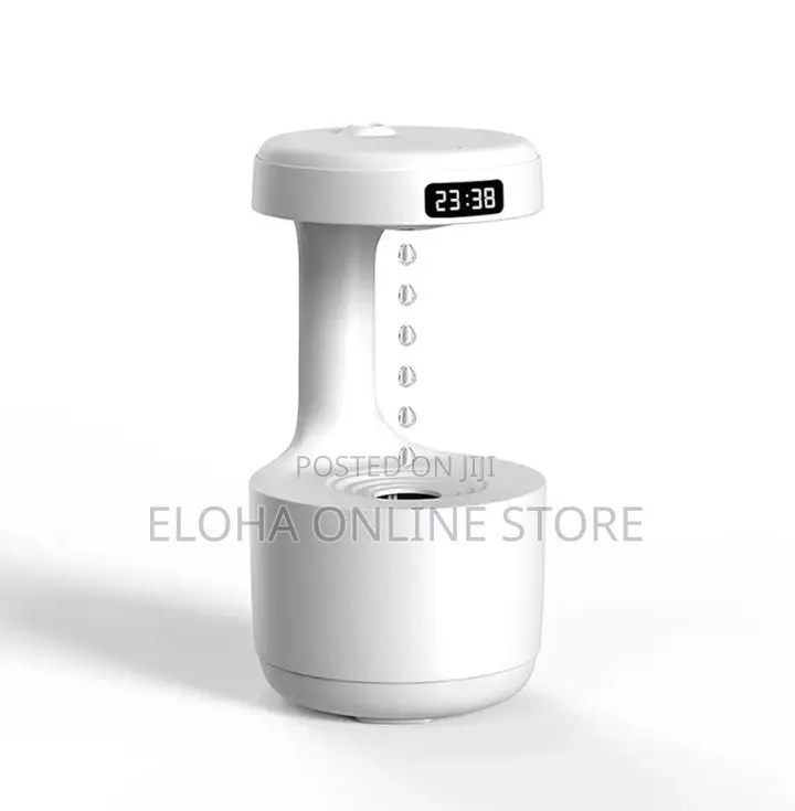 Anti Gravity Creative Air Humidifier With Led Time Display