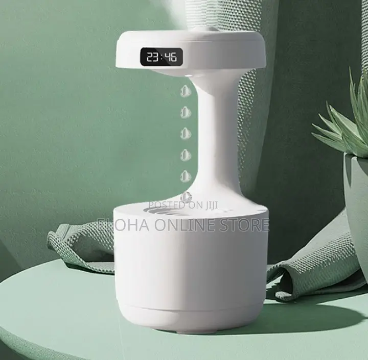 Anti Gravity Creative Air Humidifier With Led Time Display
