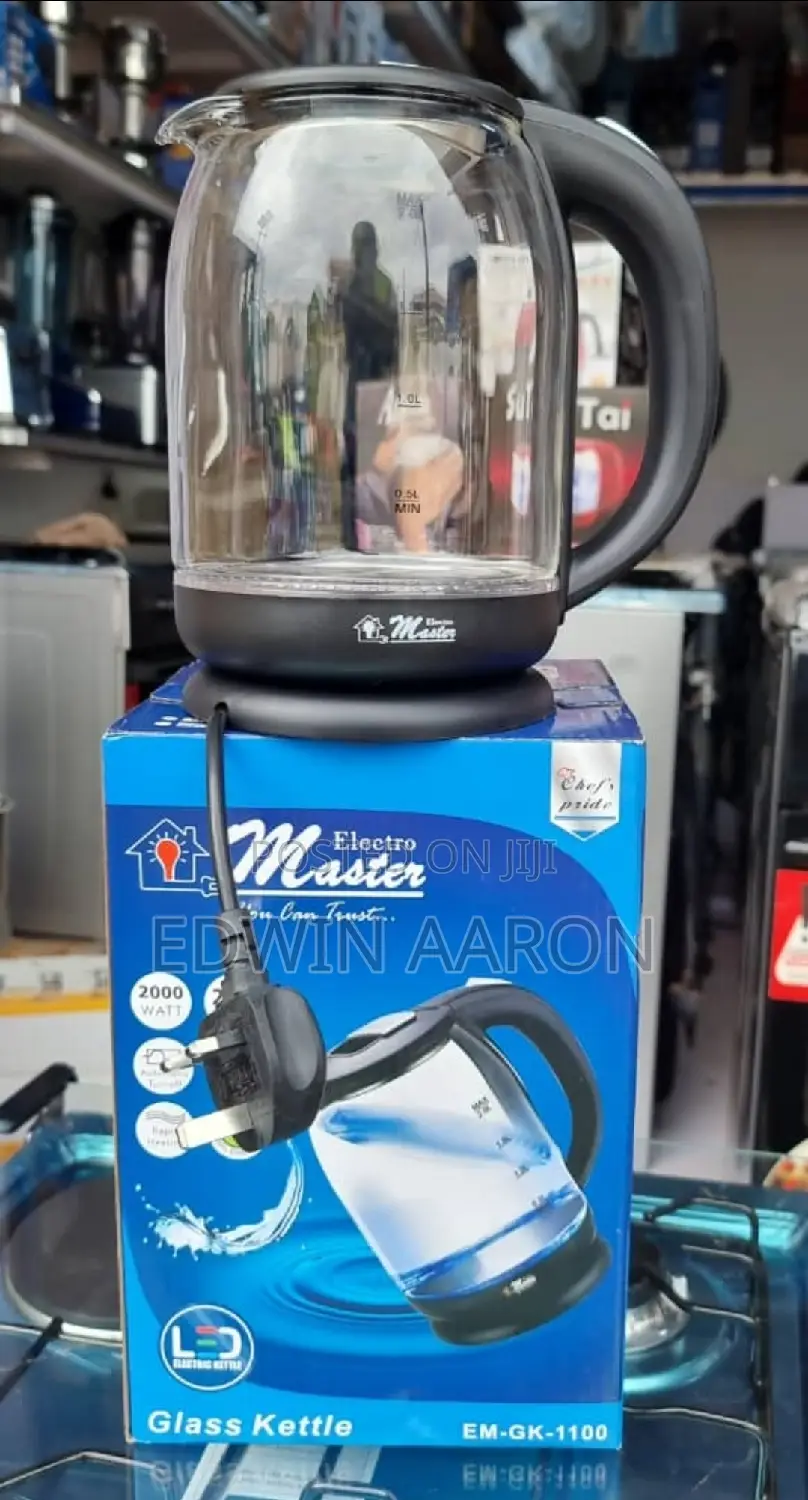 Electro Master Electric Glass Kettle 2.0L
