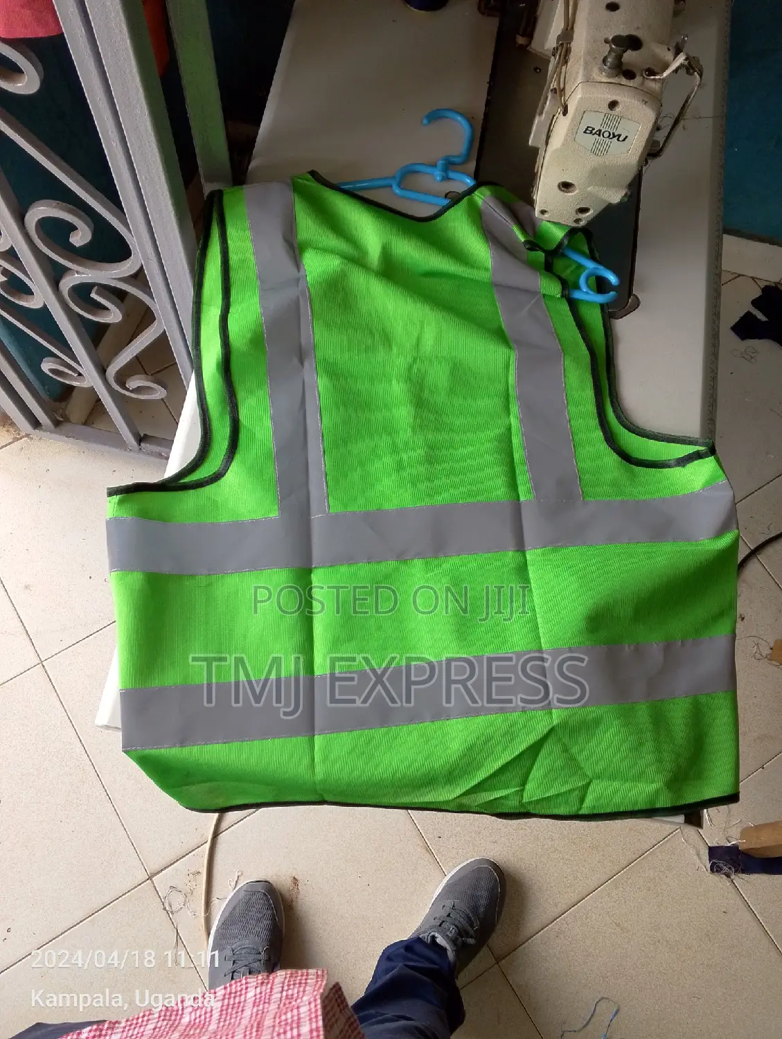 Green Reflective Vests