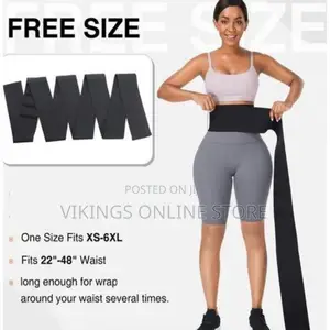 Waist Trainer Belt Compression Fat Tummy Trimmer, Black